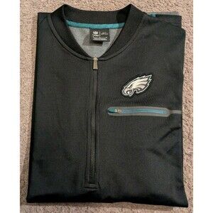 Nike NFL OnField Apparel Philadelphia Eagles 1/2 Zip Pullover Men's Medium